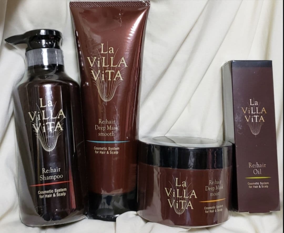 ラ・ヴィラ・ヴィータ LA villa vita シャンプー マスク オイル４点