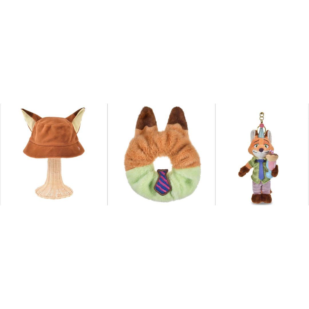 ディズニーストア　ズートピア ニック セット売り 帽子 ぬいぐるみ など