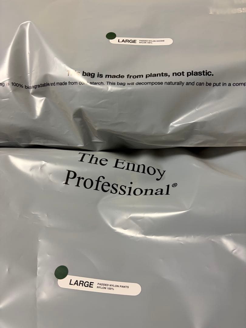 【期間限定値下げ】ENNOY PADDED NYLON SET UP GREEN