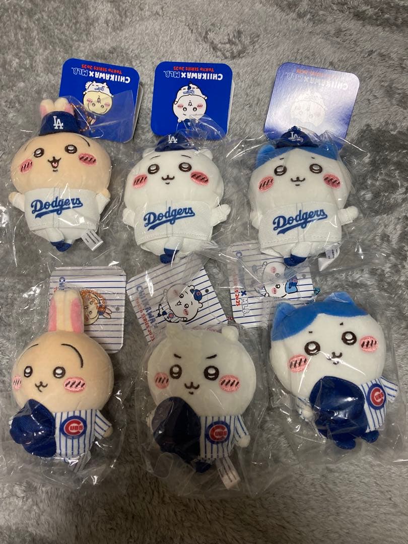 ちいかわ MLB TOKYO SERIES 2025 マスコット 6点セット