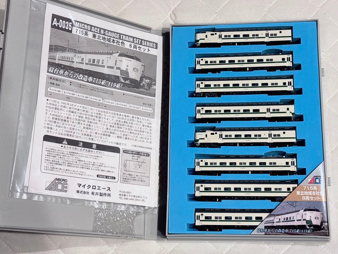 マイクロエース 715系 東北地域本社色 8両セット A-0035