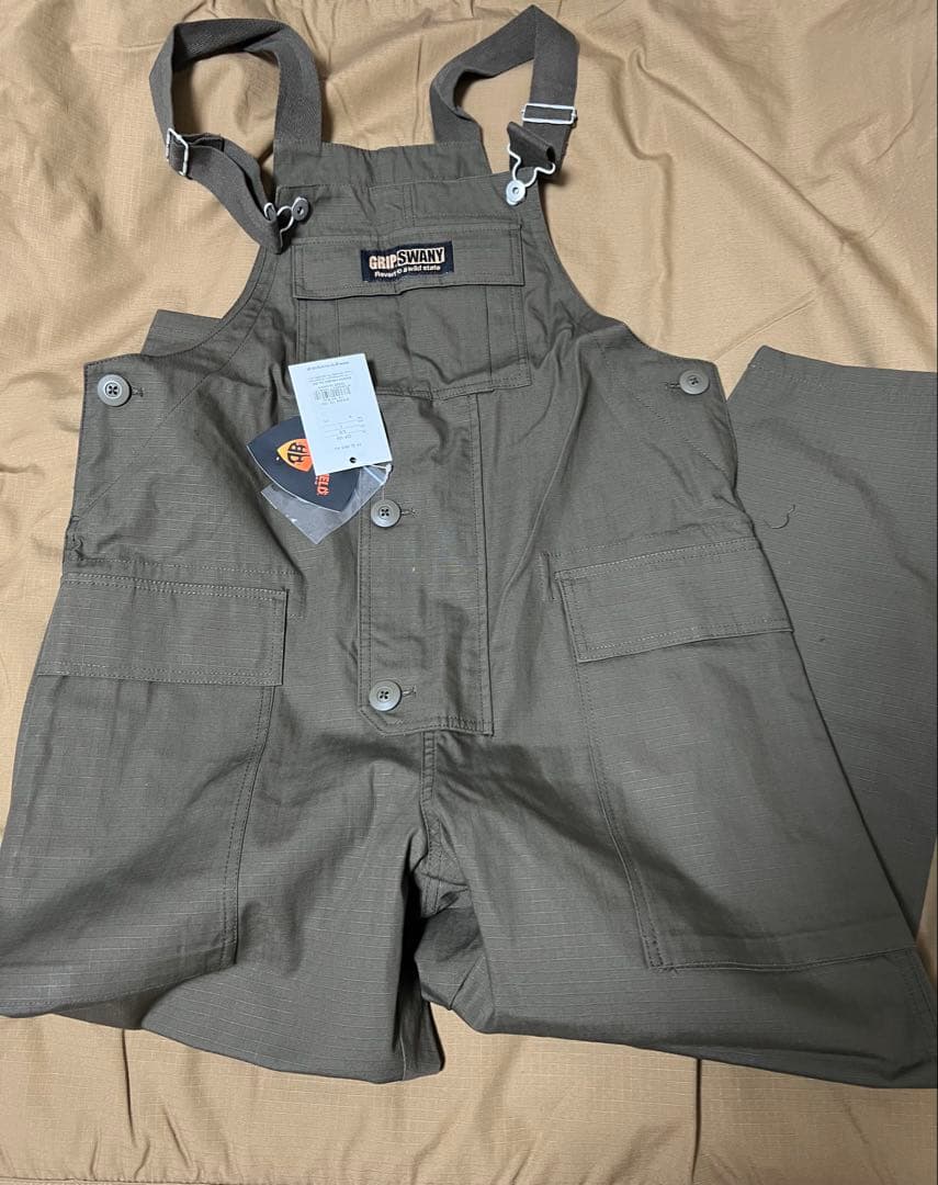 グリップスワニー　GSP-104 オーバーオール S オリーブ