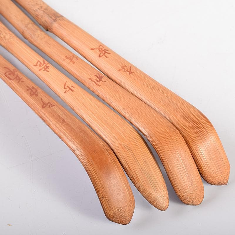 茶道具　表千家流歴代宗匠好茶杓　歴代茶杓　十三本　書付共筒　V　R7767