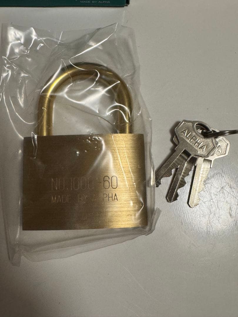 ALPHA アルファ 南京錠 1000-60