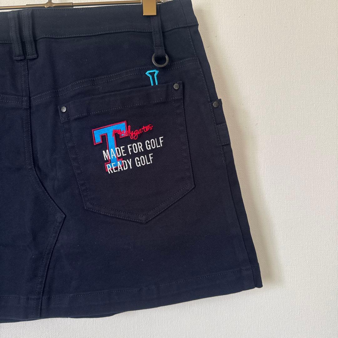 新品ꕤ︎︎ 28.800円 PEARLY GATES ネイビースカート Ｌ