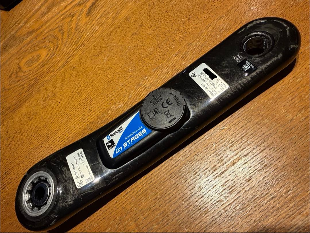 美品　STAGES パワーメーター　カーボン　GXP￼ 170mm