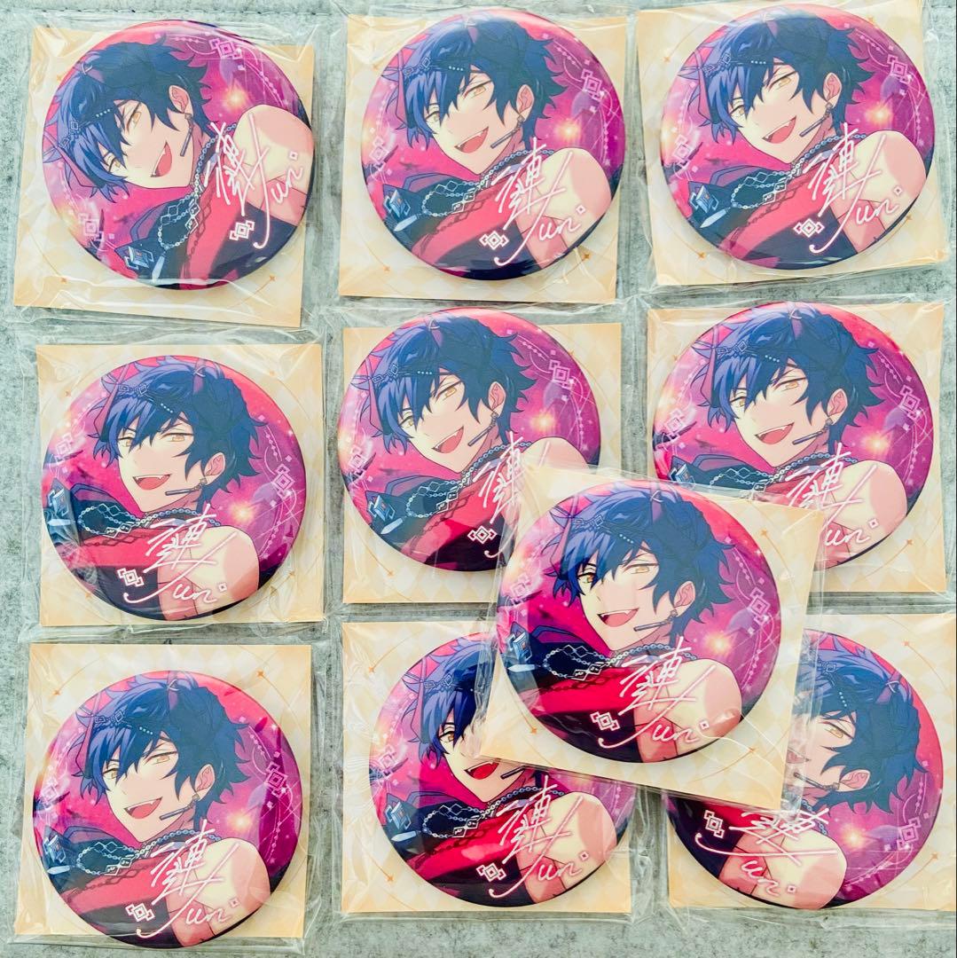 あんスタ 中国　招募缶バッジ 漣ジュン B 開花後