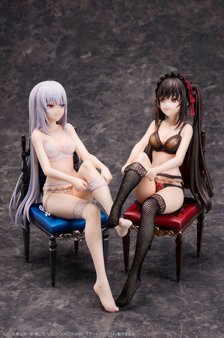 デート・ア・バレット 時崎狂三 ＆ 白の女王 1/7 スケール フィギュアセット