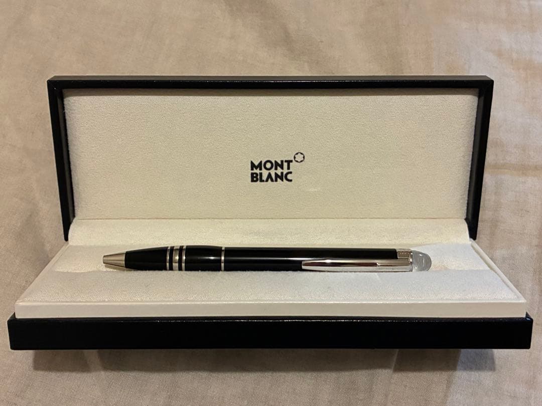 値下げ　MONT BLANC 黒 スターウォーカー ボールペン 専用ケース付き