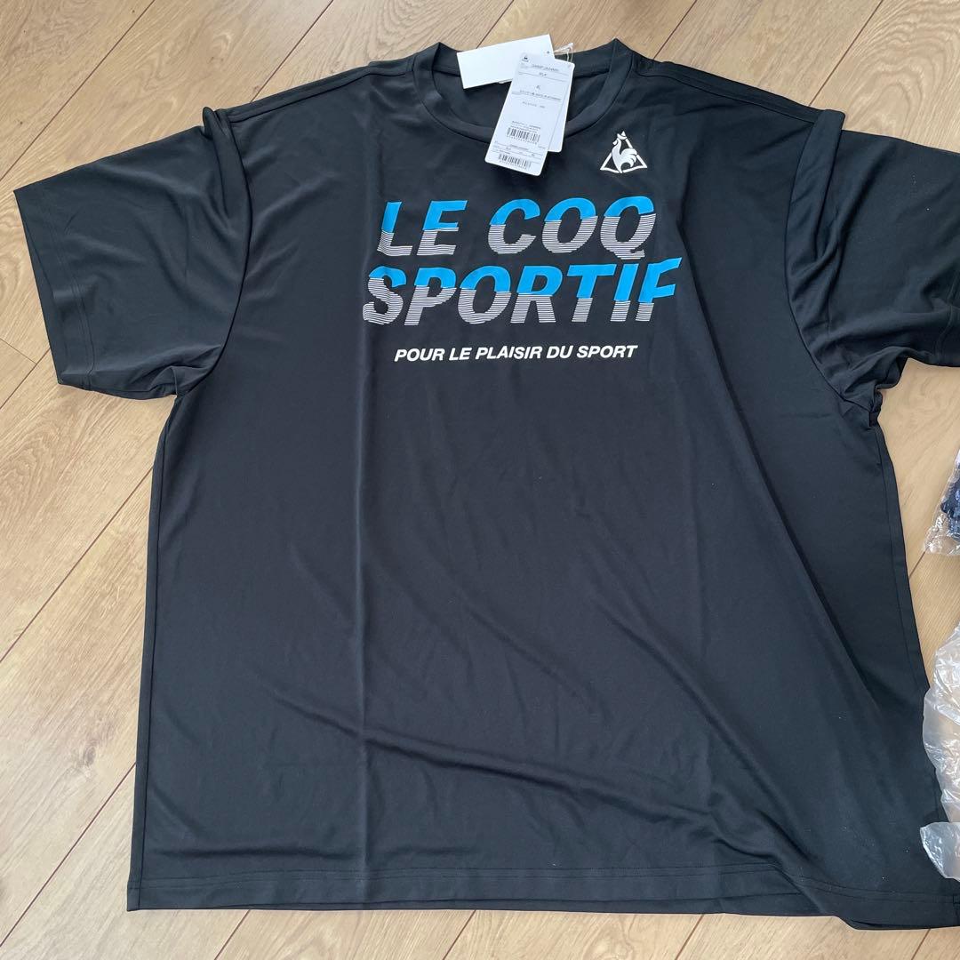 LE COQ SPORTIF ブラック Tシャツ