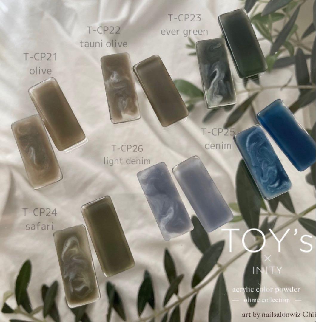 TOY'S アクリルカラーパウダーセット オリーブコレクション