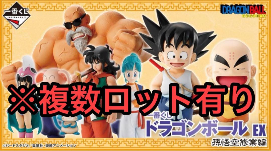 新品未開封　一番くじ ドラゴンボール EX 孫悟空修業編 ロット