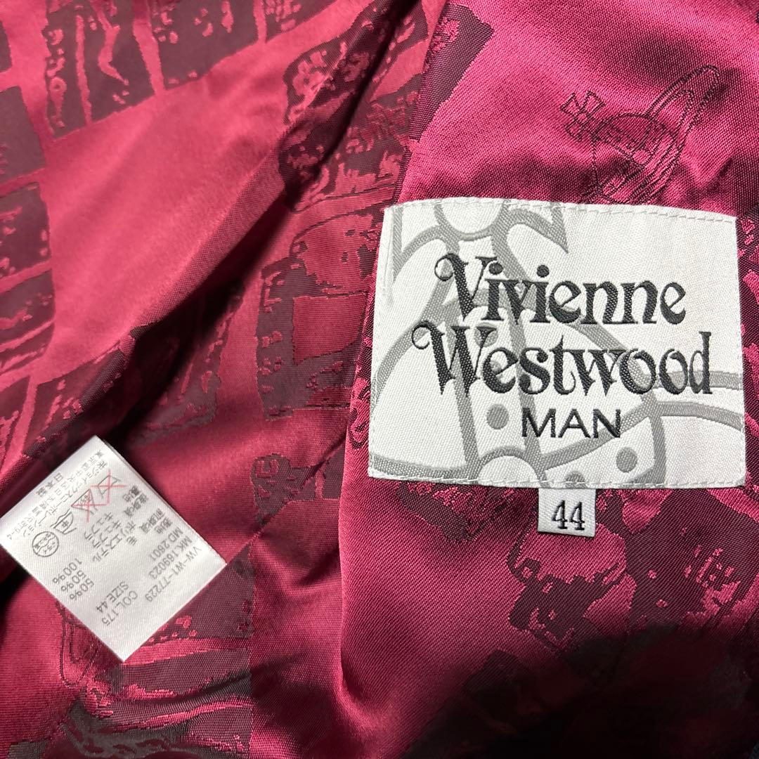 Vivienne Westwood MAN ベスト ジレ オーブ 結婚式 裏地柄