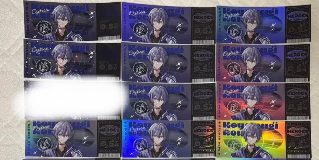 HEROES Half Anniversary チケット風カード 小柳ロウ