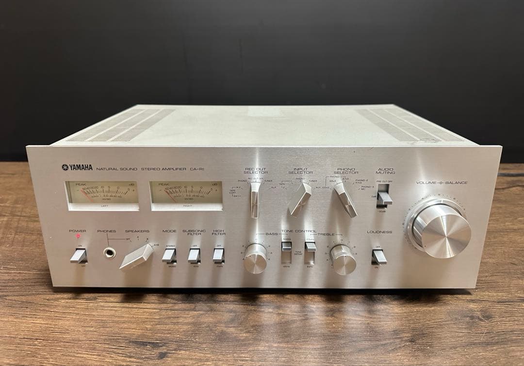 完動品　YAMAHA ヤマハ プリメイン アンプ CA-R1 取り扱い説明書付き