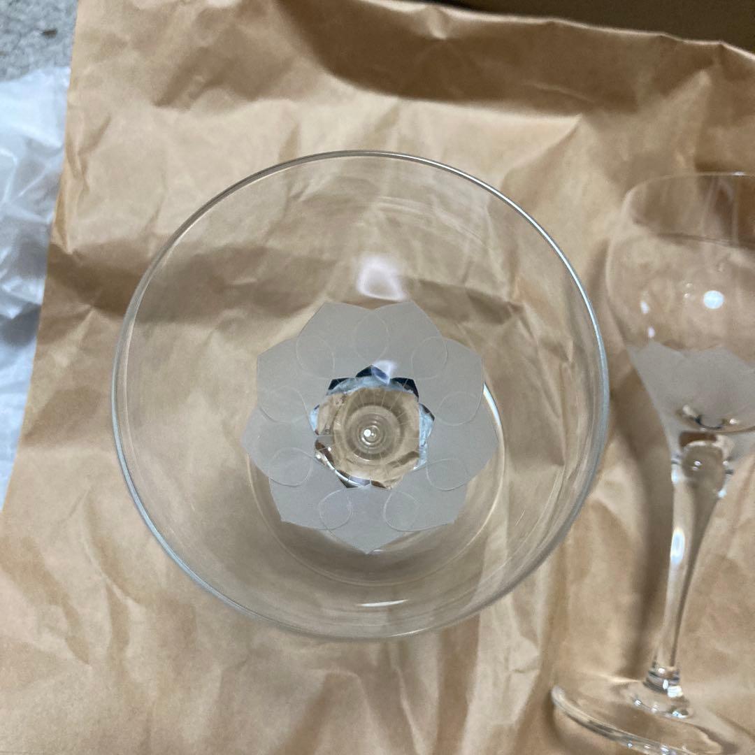未使用長期保管品　希少　ドイツ ローゼンタール ワイングラスセット 蓮花ロータス
