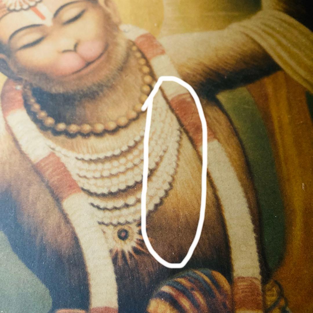 ハヌマーン　ビンテージポスター　　　額縁付