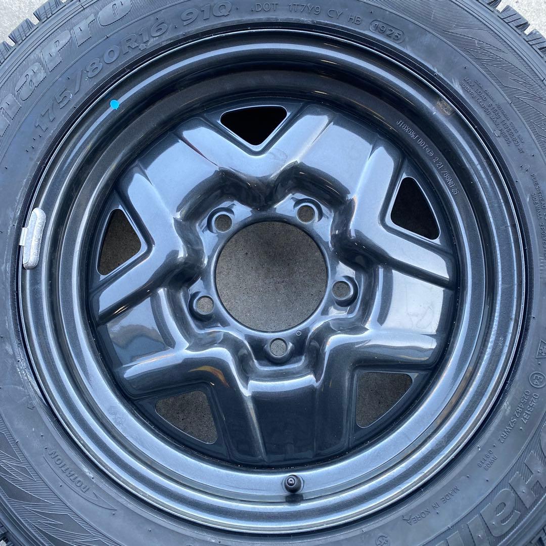 新品ハンコックスタッドレスセット175/80R16 ジムニー　送料無料