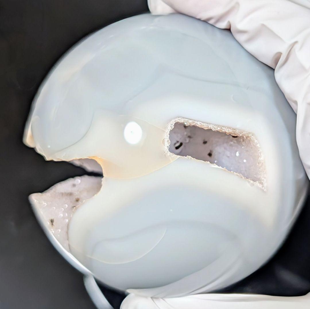 笑口 ジオード瑪瑙 スフィア