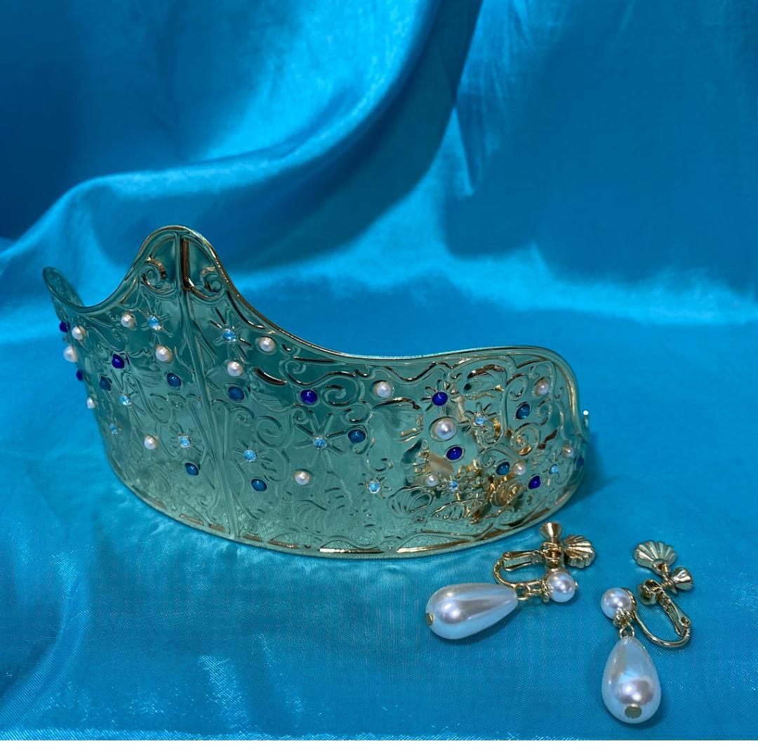 シークレットハニー アリエル ウェディングドレス+ティアラ 仮装 ブライド