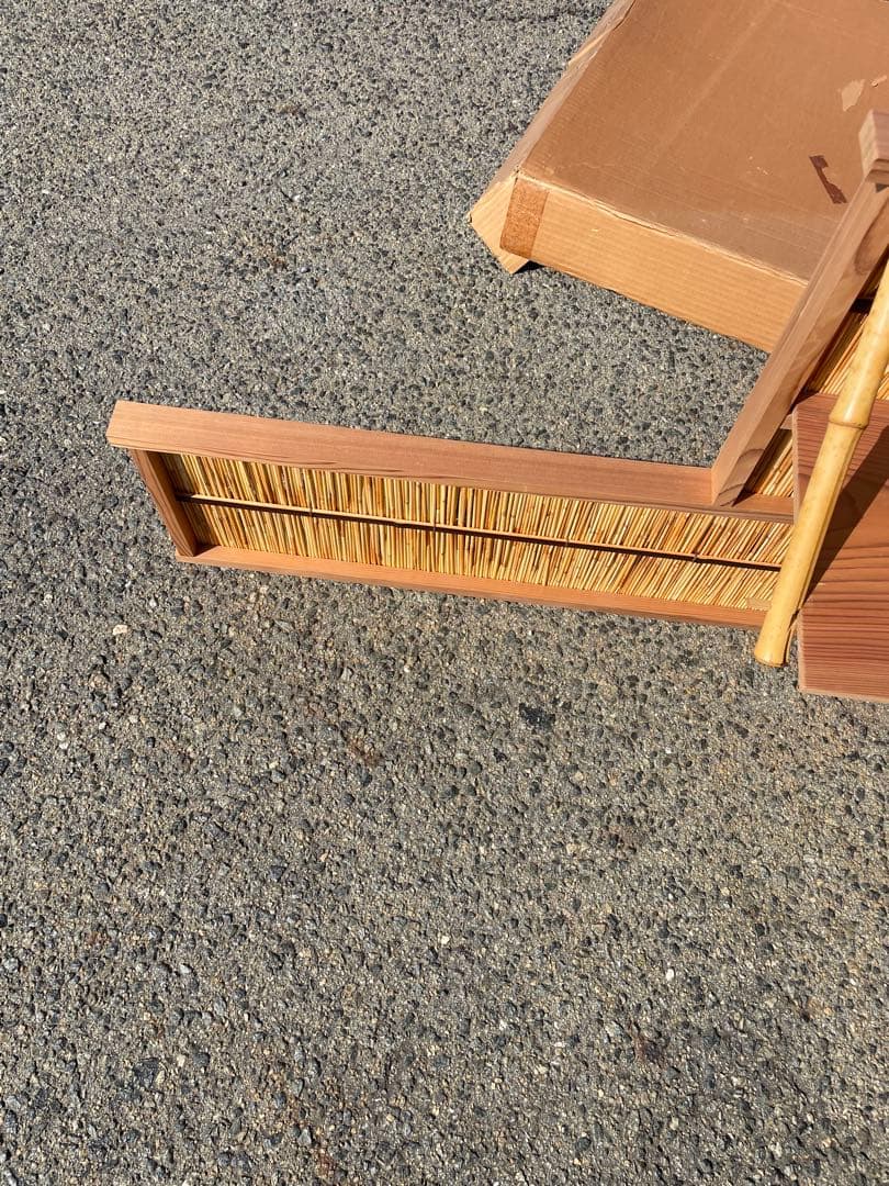 茶道具 葭棚　ヨシ棚　台目棚 風炉先屏風 元箱付き