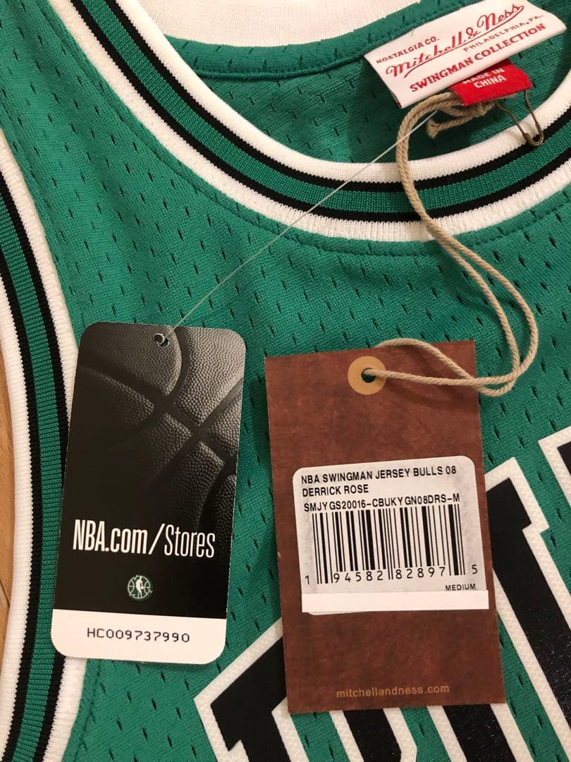 【未使用タグ付き】デリックローズ　mitchell&ness ユニフォーム