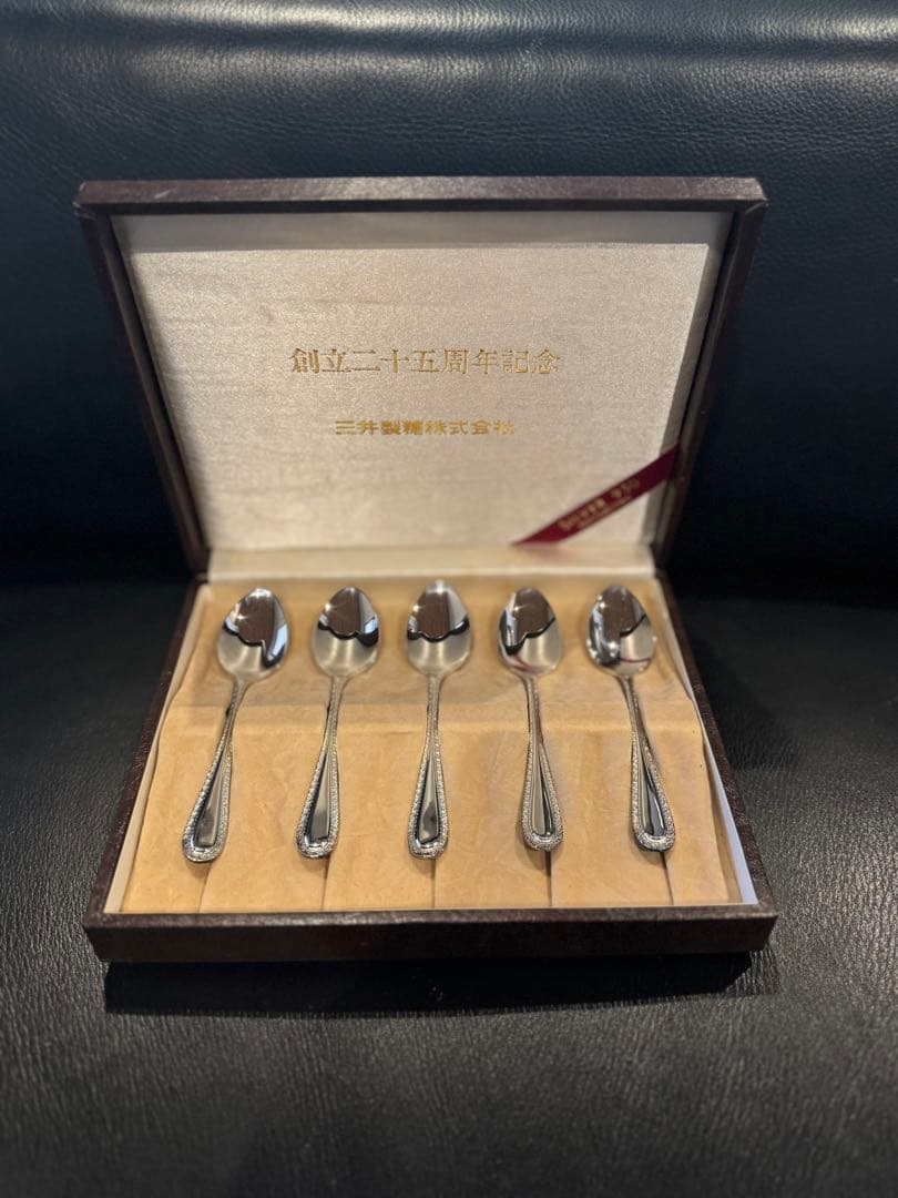 SILVER950 スプーン5本セット　純銀製　シルバー950