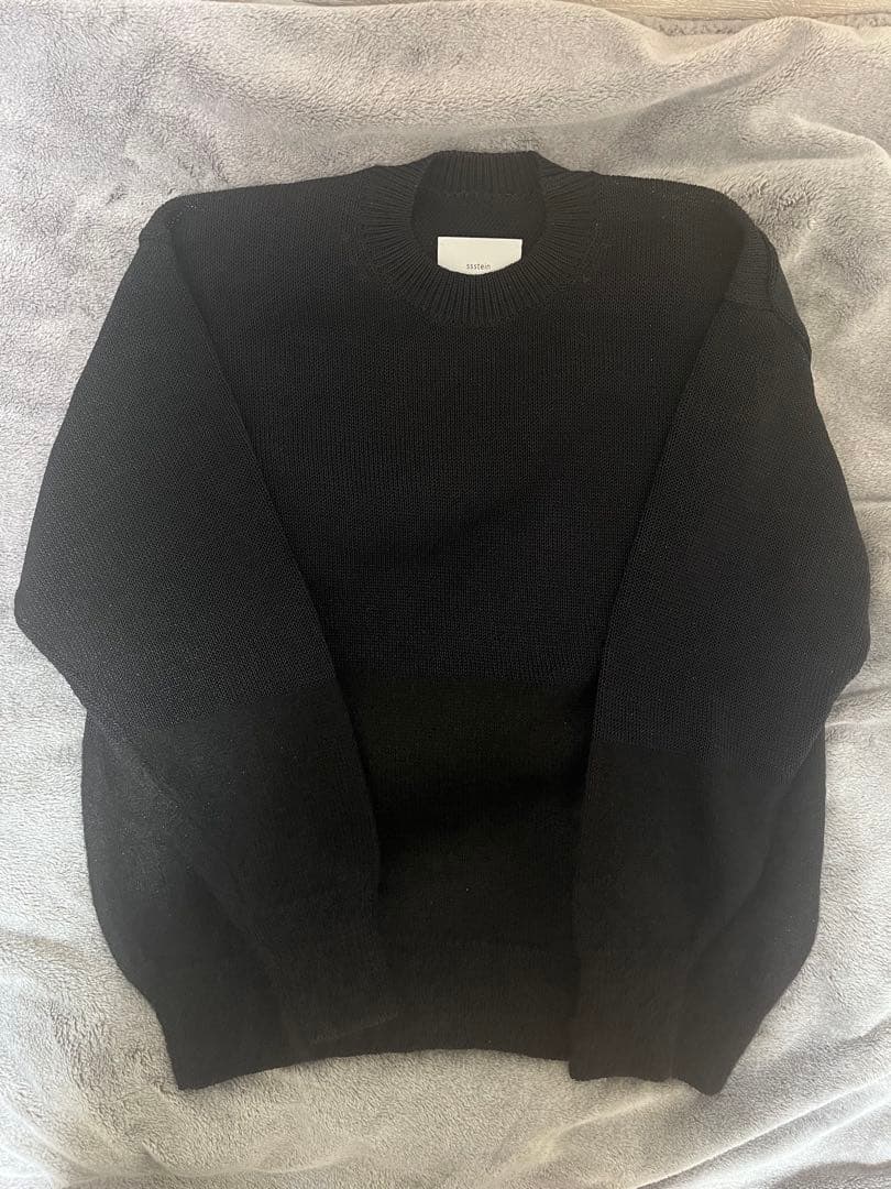 トップス ssstein MOHAIR GLITTER KNIT COMBINATION