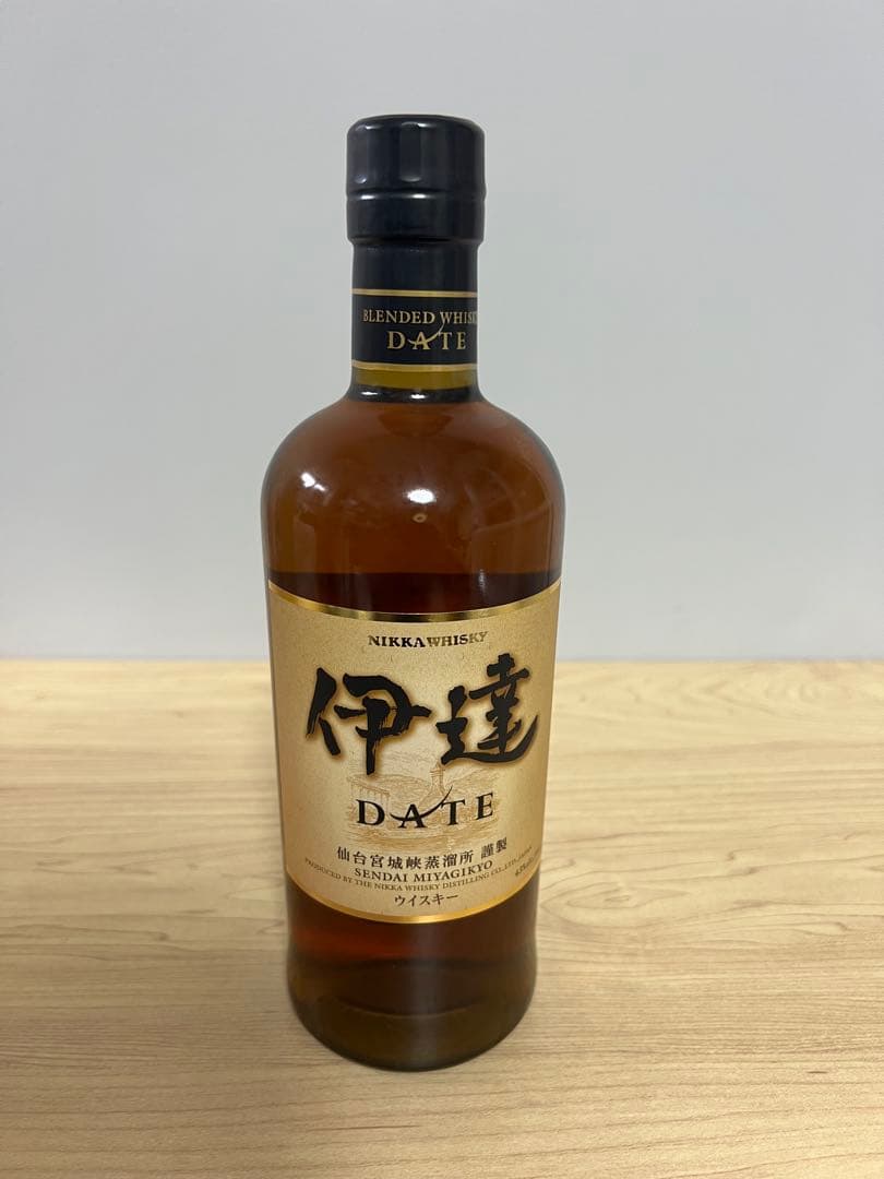 伊達　旧ラベル　ニッカウイスキー　未開封　箱付　仙台宮城峡蒸溜所製