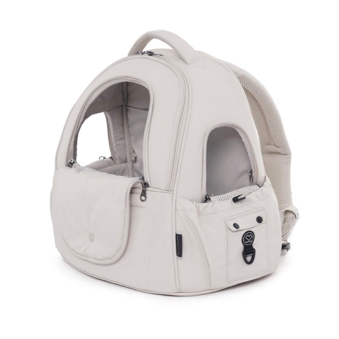 SSOOOK 両窓フロントバッグ SO-CA413 XL ベージュ