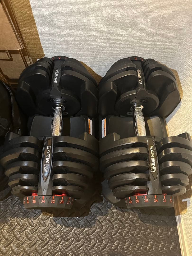 BARWING 可変式ダンベル 40kg x 2個セットその2/2