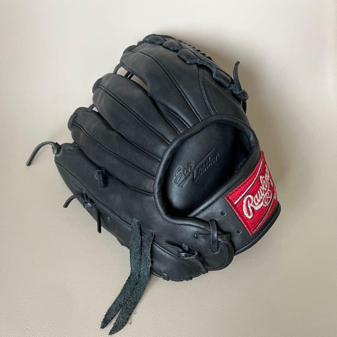 ローリングス　軟式グローブ ブラック