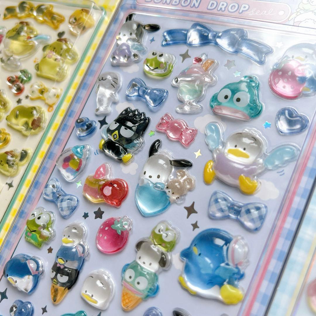 【国内正規品】ボンボンドロップシール サンリオ 第2弾　コンプリート 全8種
