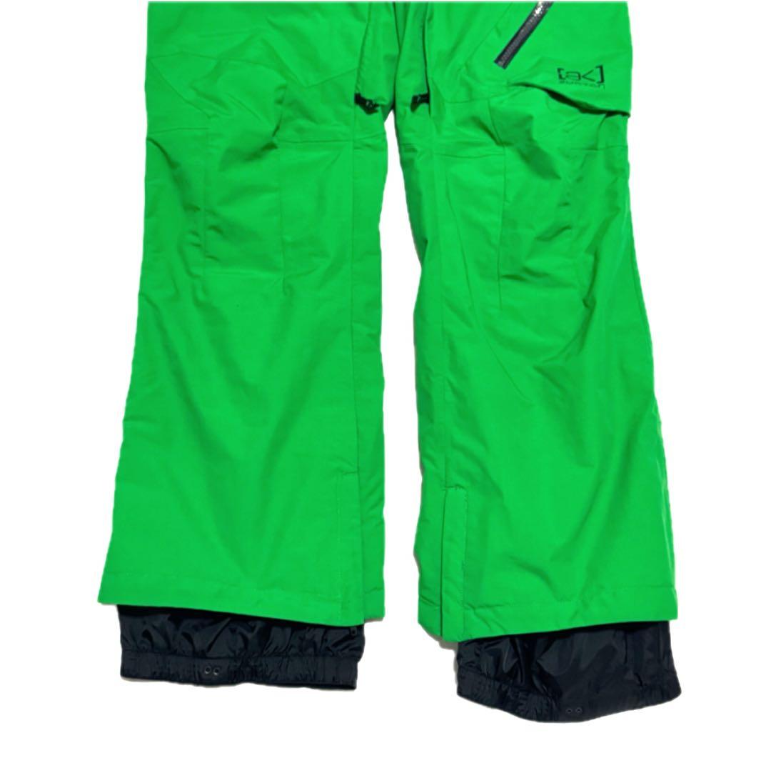 バートンＡＫ ゴアテックス スノーパンツ 緑 ＸＳ 防水透湿 高機能 立体裁断