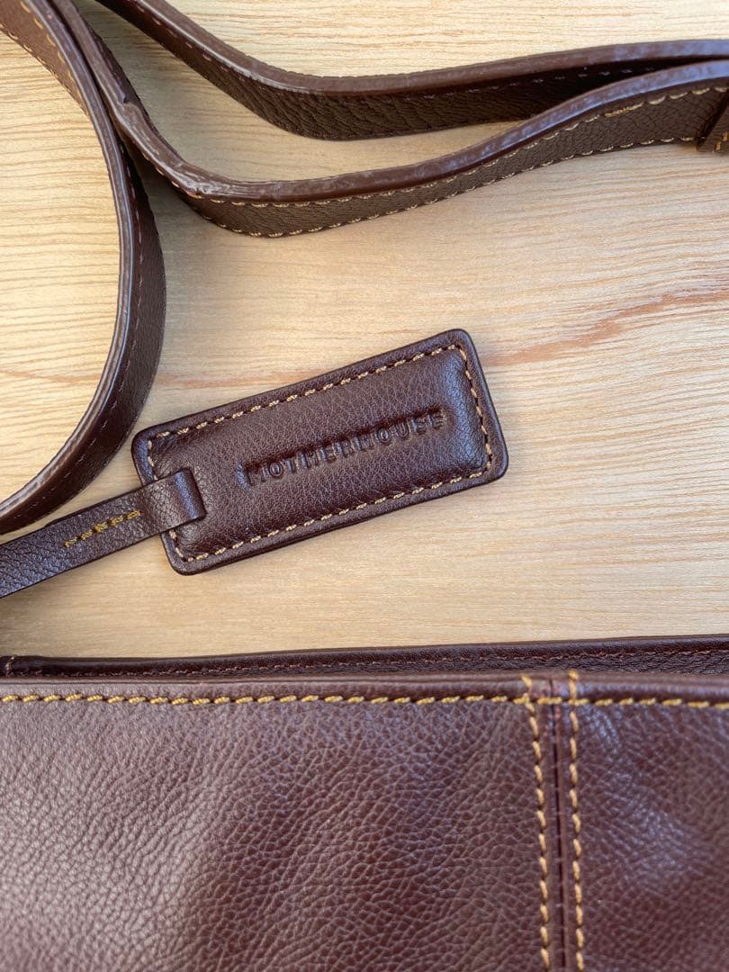 MOTHERHOUSE レザー ショルダーバッグ