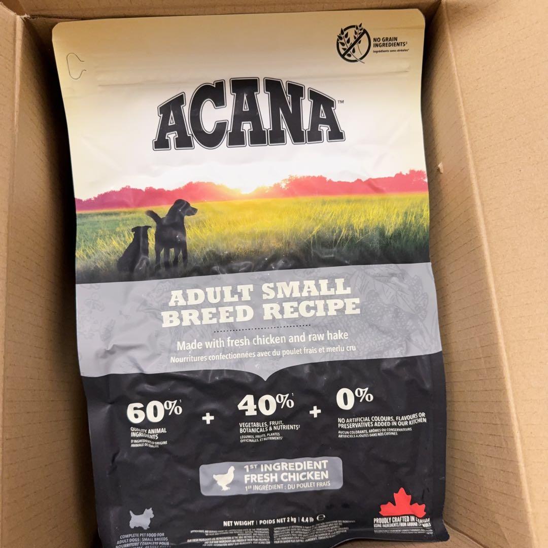 ACANA (アカナ) ドッグフード アダルトスモールブリード K（3袋)