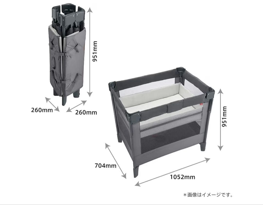 ask　Apricaベビーベッド ココネルエアープラス ホワイトベージュ