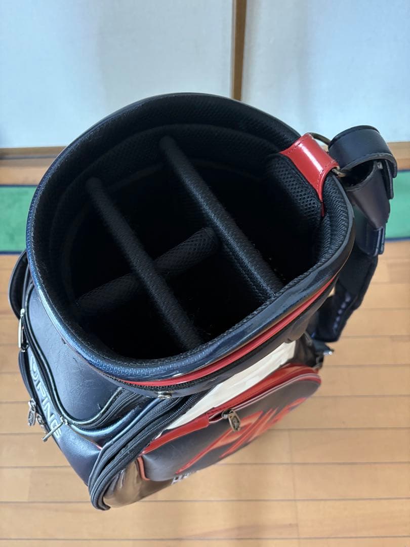 訳あり　ピン　キャディバッグ ラグジュアリー　3点式　プロモデル　9.5 5分割