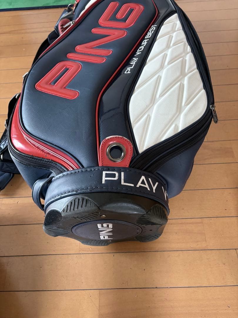 訳あり　ピン　キャディバッグ ラグジュアリー　3点式　プロモデル　9.5 5分割