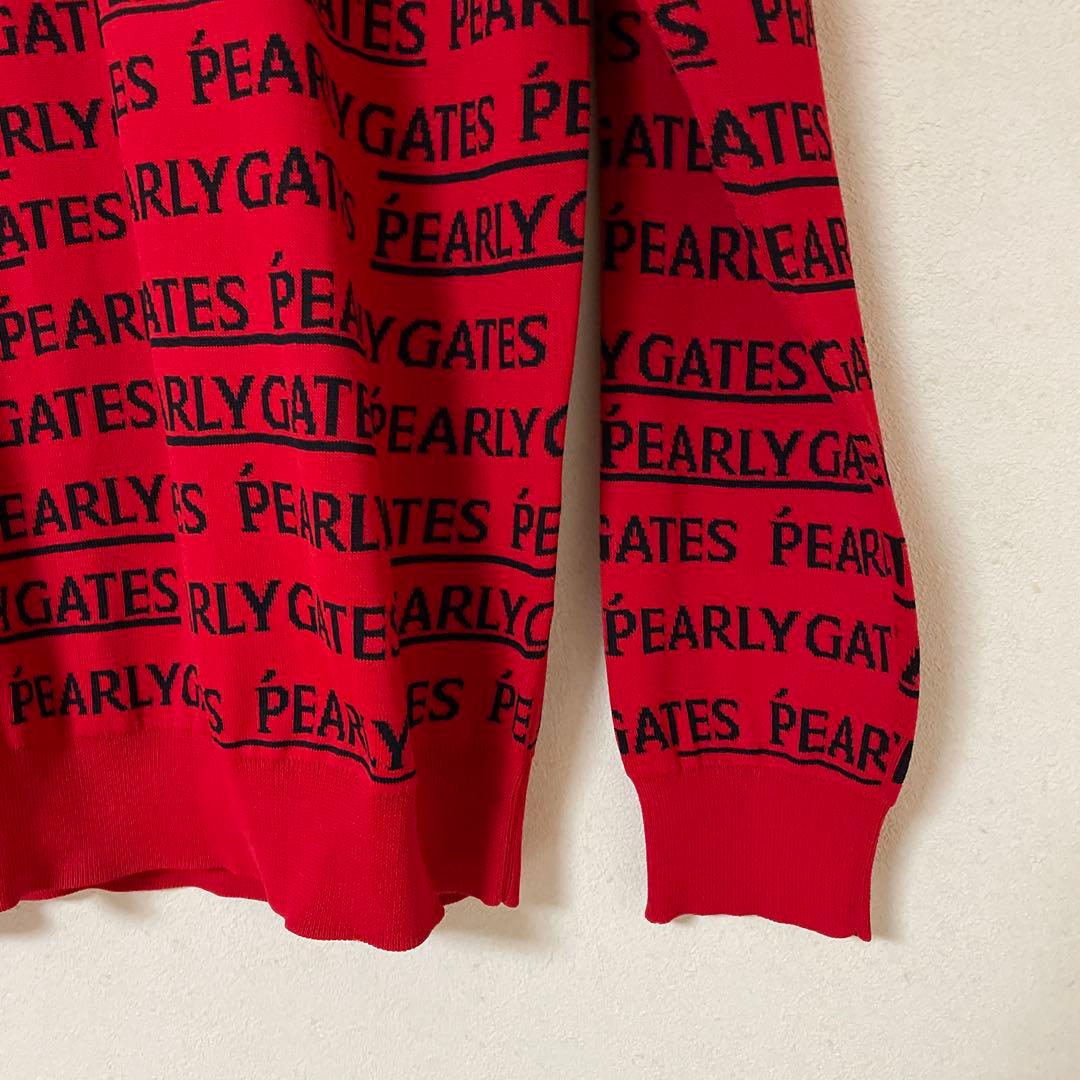 美品☆パーリーゲイツ　ロゴニット サイズ2