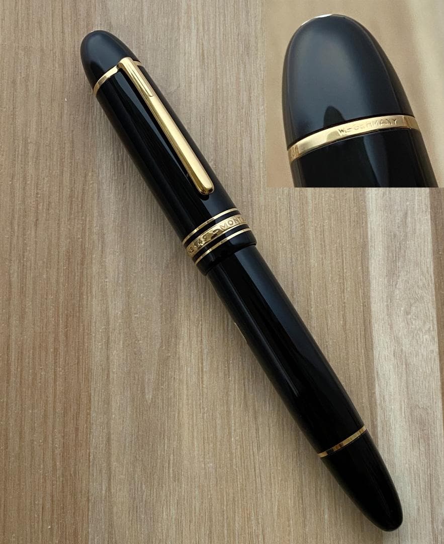 超美品 西ドイツ製 モンブラン 149 18K 極細字 750 吸入式 万年筆