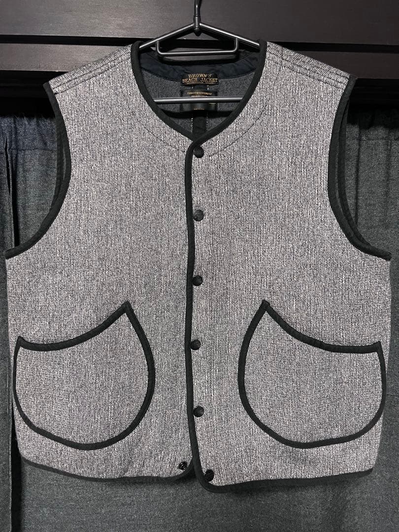 【超美品】BROWN'S BEACH JACKET ベスト　40