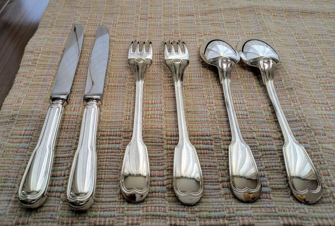 【美品】クリストフル ナイフ/フォーク/スプーン各2セット