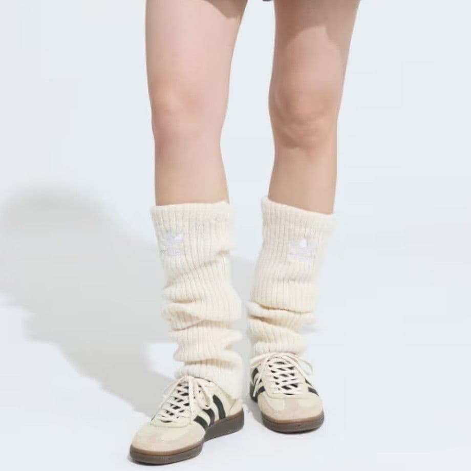 【新品】【白黒2点セット】adidas レッグウォーマー