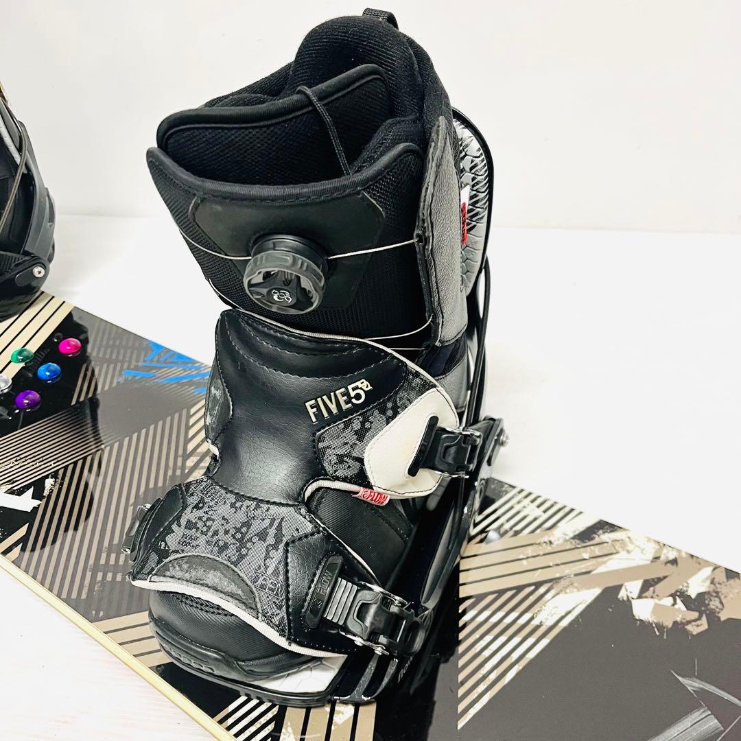 FLOW フロー　ボードセット　フロウ　スノーボード　3点セット　ボア　ブーツ