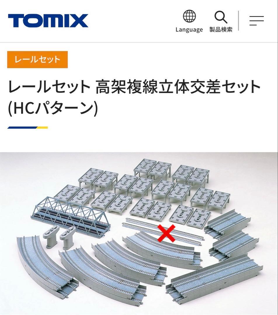 TOMIX 高架複線立体交差セット HCパターン