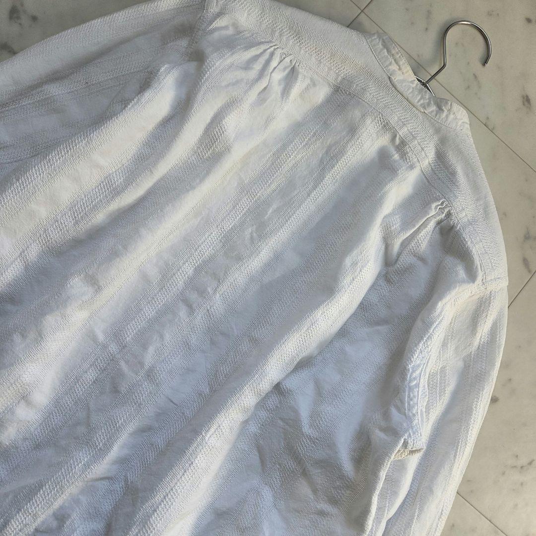 現行45R インドカラミレースのビッグーグーシャツ 2 白 R刺繍 日本