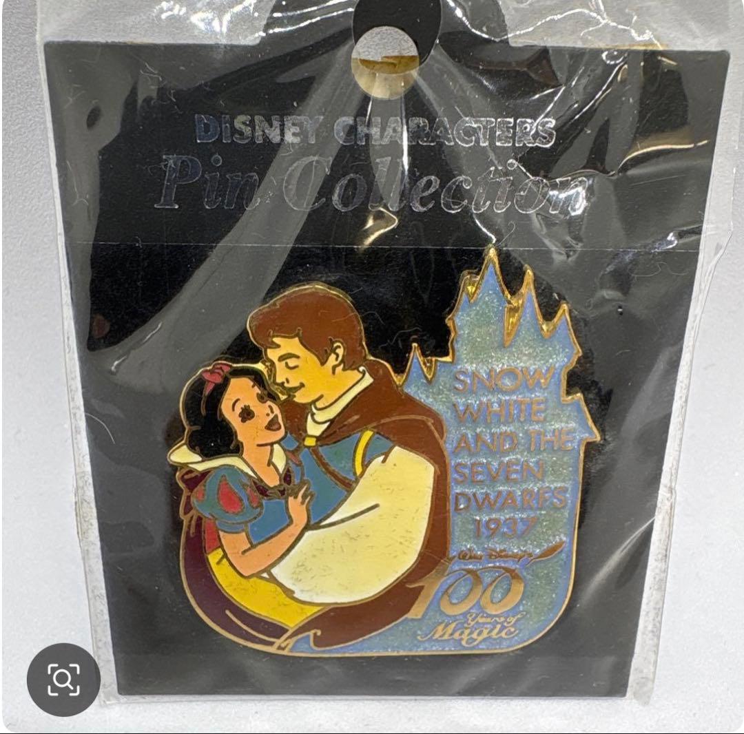 くぅ　　白雪姫 ピンバッジ 5点セット