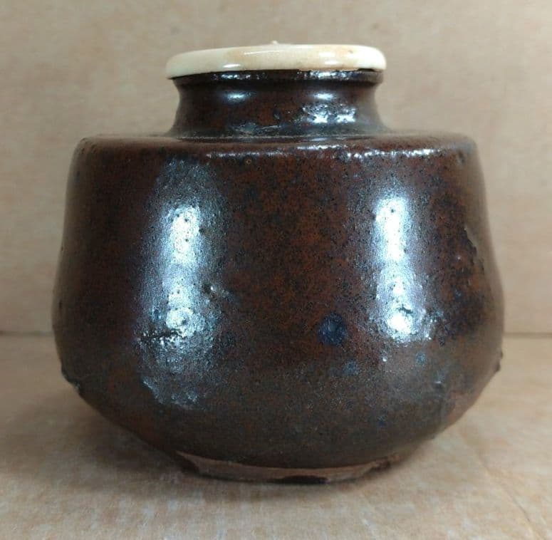 【本物保証】瀬戸茶入 裏千家十四代淡々斎箱 仕覆付 毎日オークション取扱品