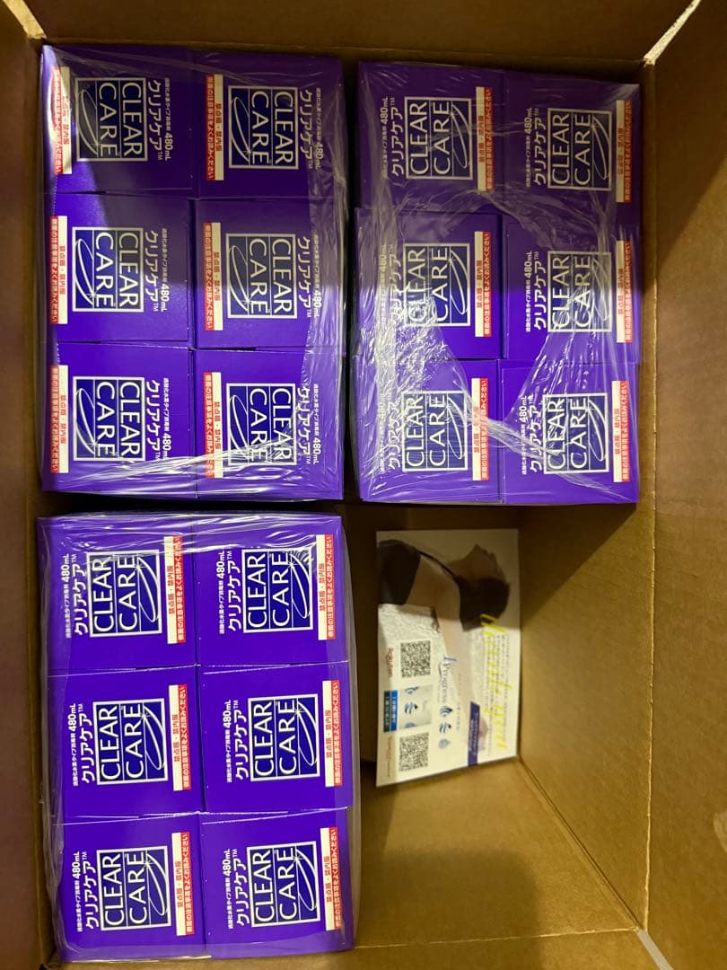 CLEAR CARE ソフトコンタクト洗浄液 480ml 18本